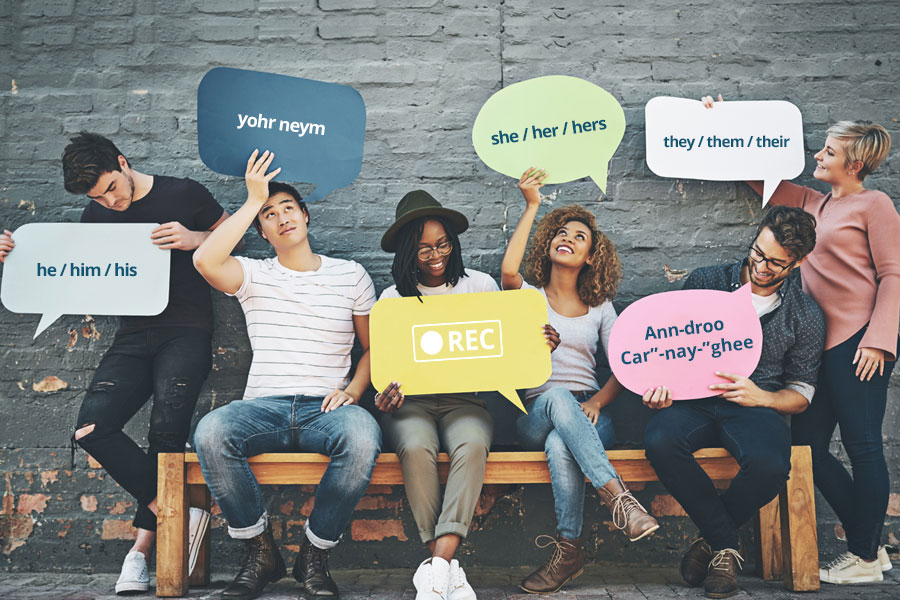 Pronunciation and Pronouns in University Directory