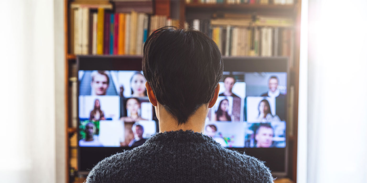 Image of student as a successful online learner.
