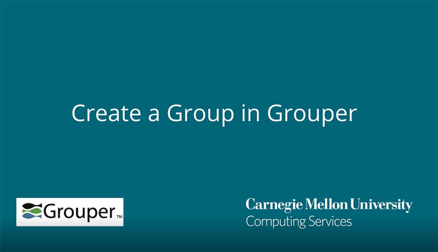 Create a Group in Grouper