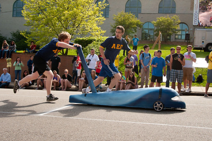 image of CMU buggy race