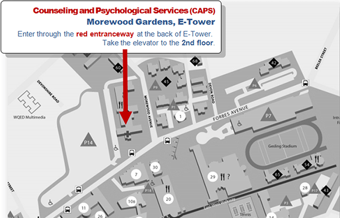 map of CaPS office location