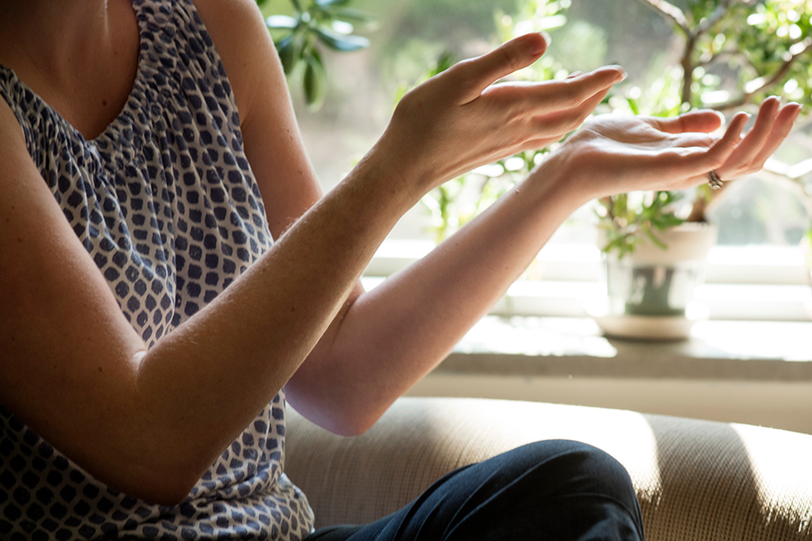 photo of expressive hands 