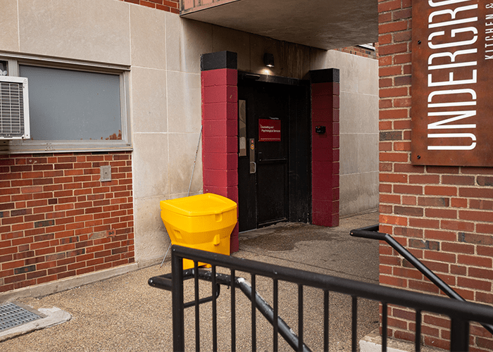 Entrance to CaPS across from the Underground