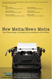 Center for the Arts in Society Media Initiative Discusses News and New Media