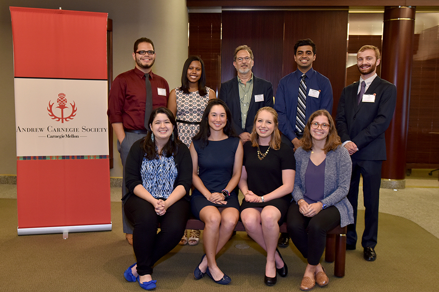 The 2017 inductees into the Andrew Carnegie Society.