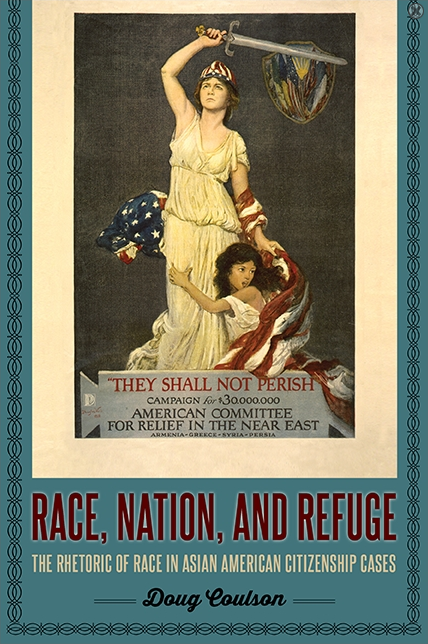 The cover of Race, Nation, and Refuge by Doug Coulson