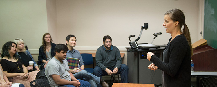 Award-winning author Lauren Groff visits CMU English students