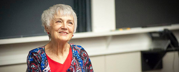 Peggy Knapp is retiring after 47 years at CMU English.