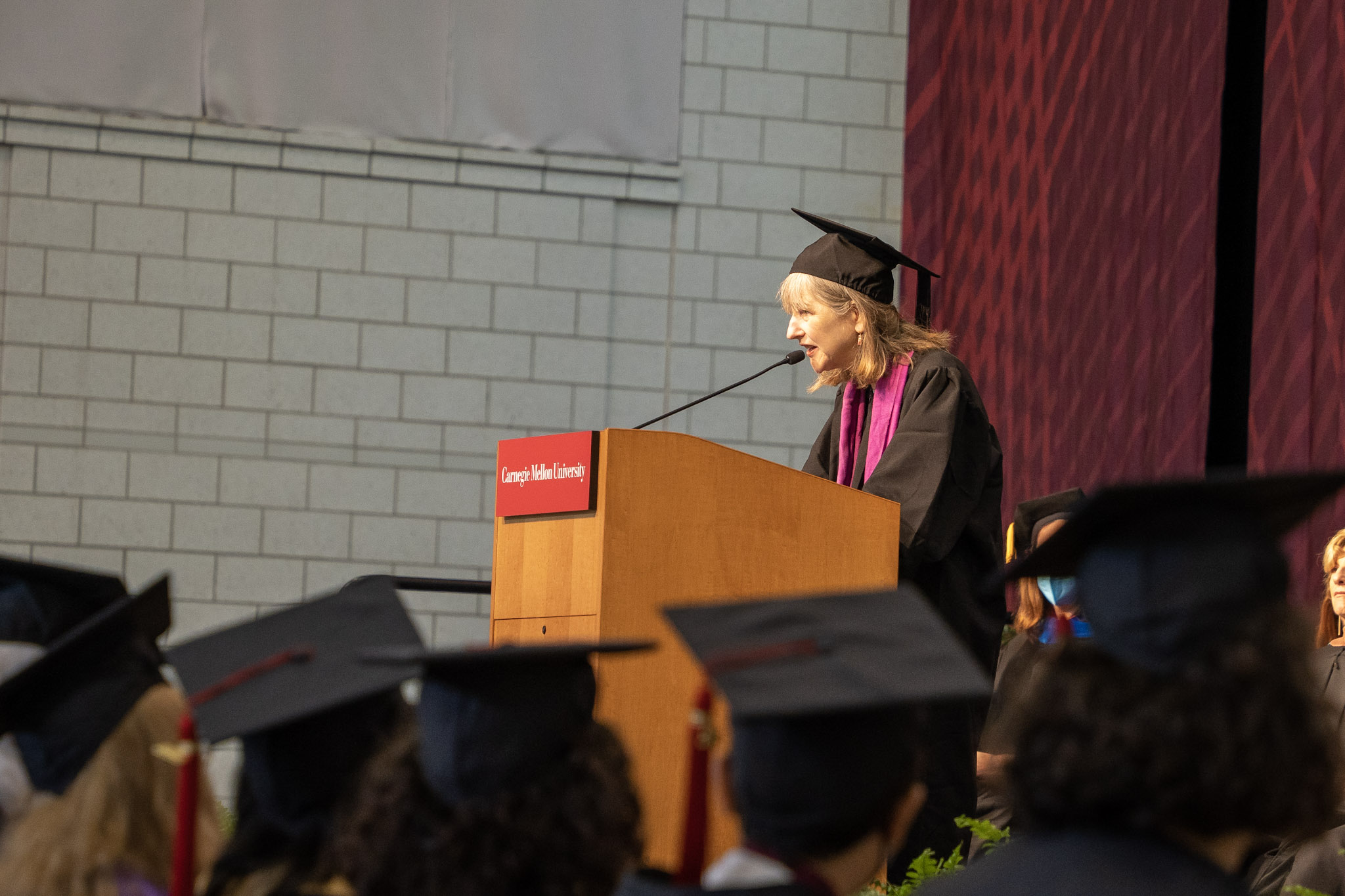 Image of speaker at 2022 diploma ceremony