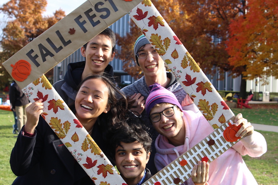 Fall Fest 2018 students