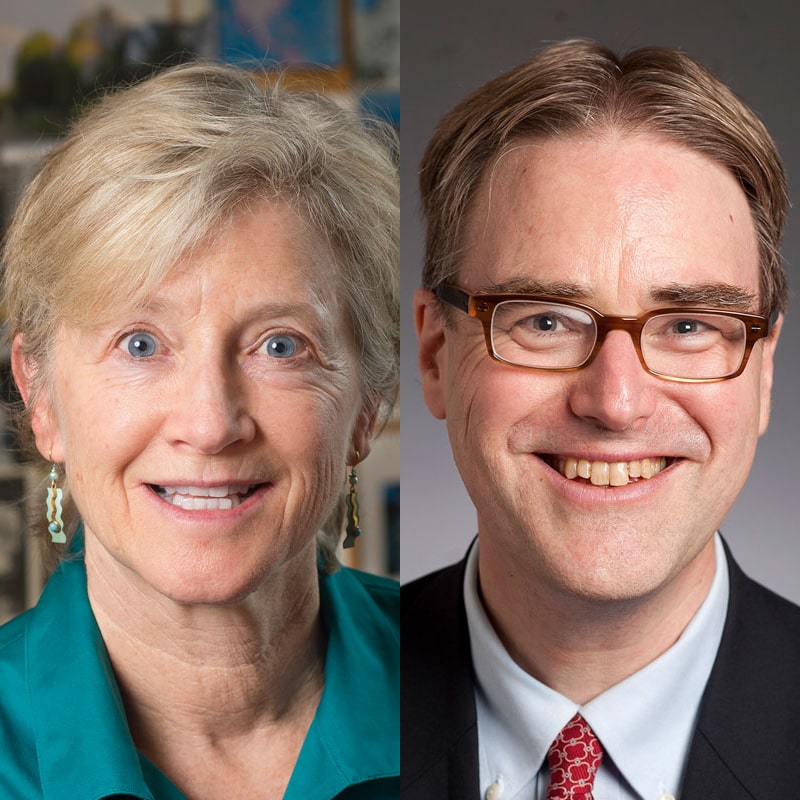 Donna Harsch and Steve Brockman headshots