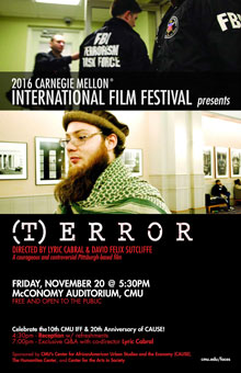 (T)ERROR Film Screening with Co-Filmmaker, Lyric R. Cabral