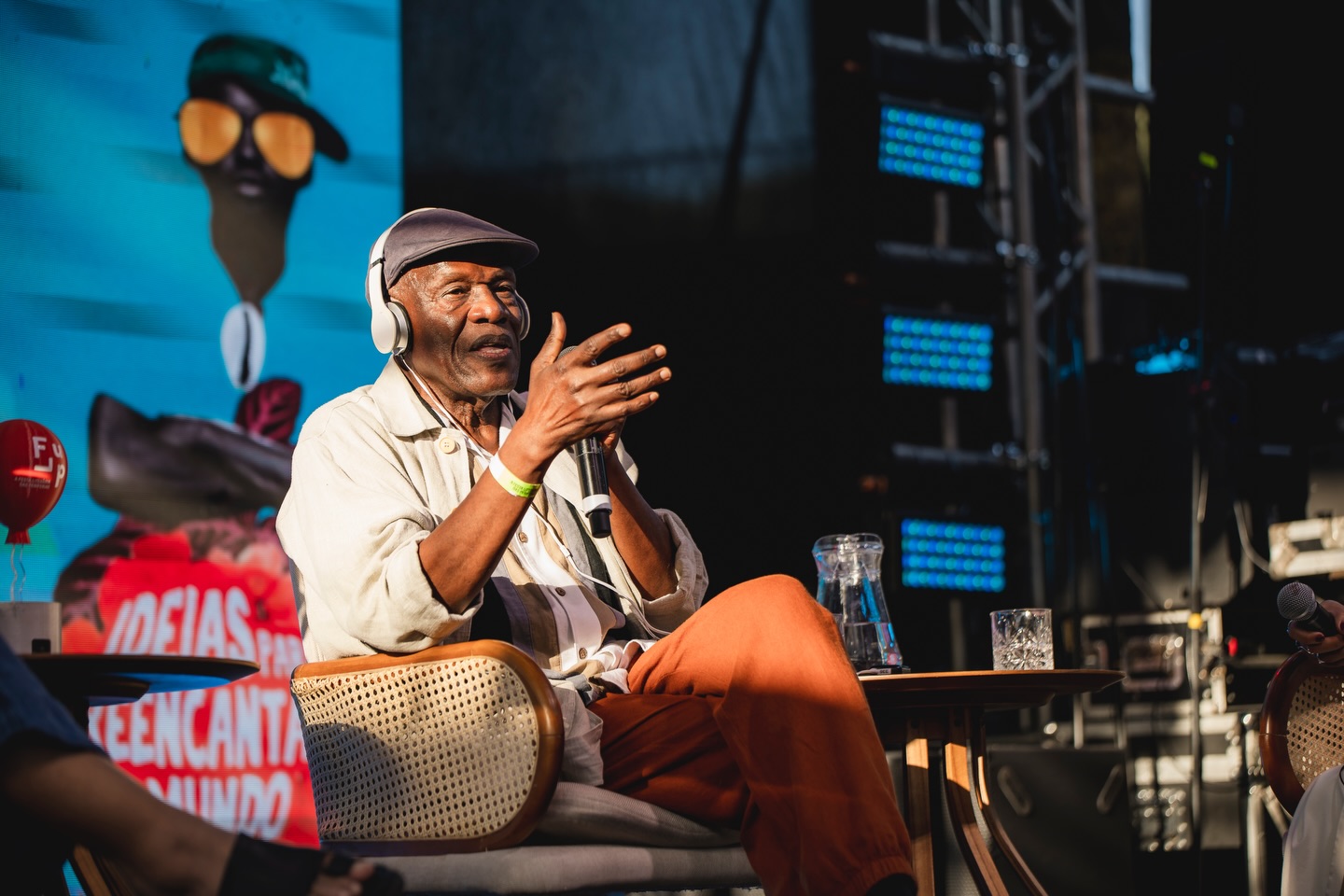 Manthia Diawara answers a question