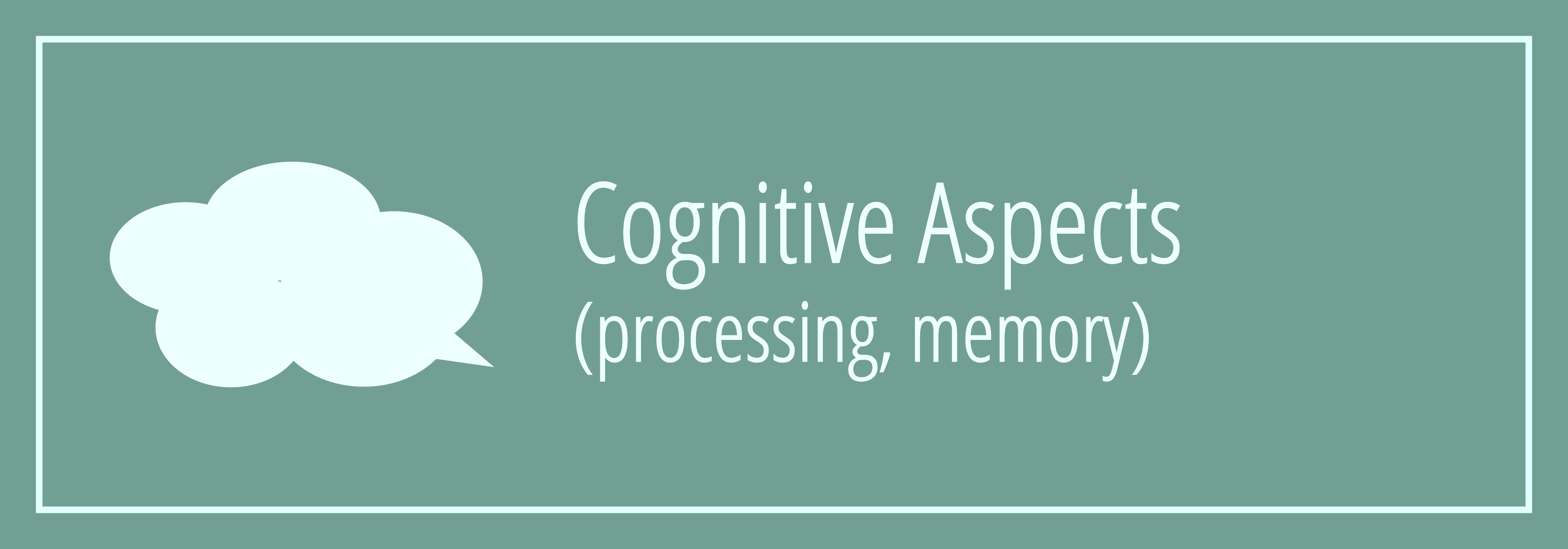 cognitive aspects image