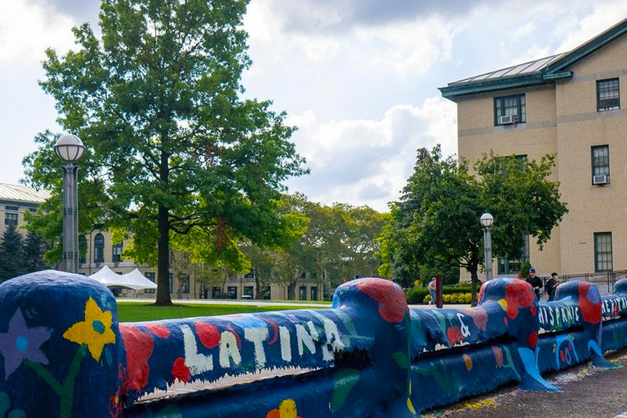 A photo of the Latinx Hispanic Heritage Month Wall at Carnegie Mellon University