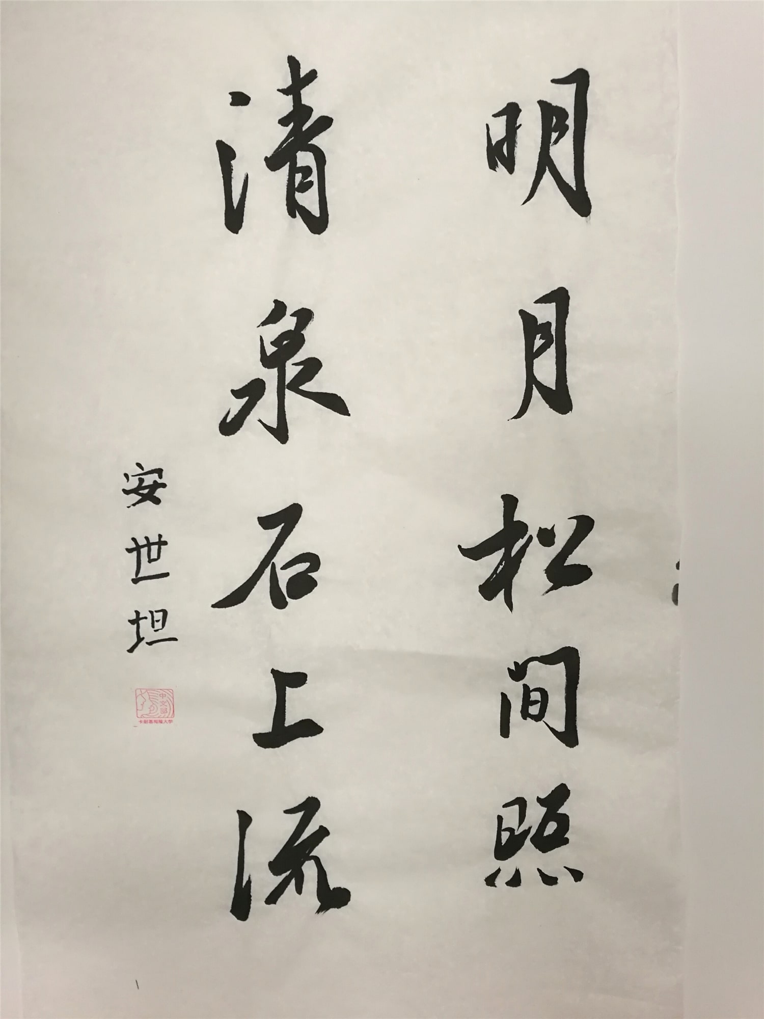 Chinese calligraphy by Cotey Anderegg
