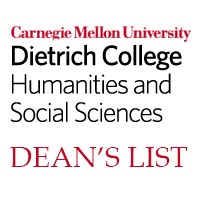 Dietrich College Announces Dean’s List for Fall 2014