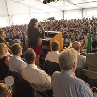 Convocation Sets Stage for a New Beginning