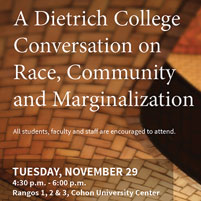 College Conversation on Race, Community and Marginalization