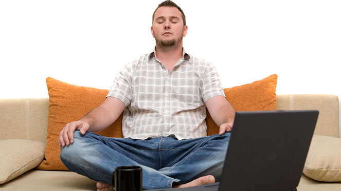 Manage football stress with mindfulness meditation