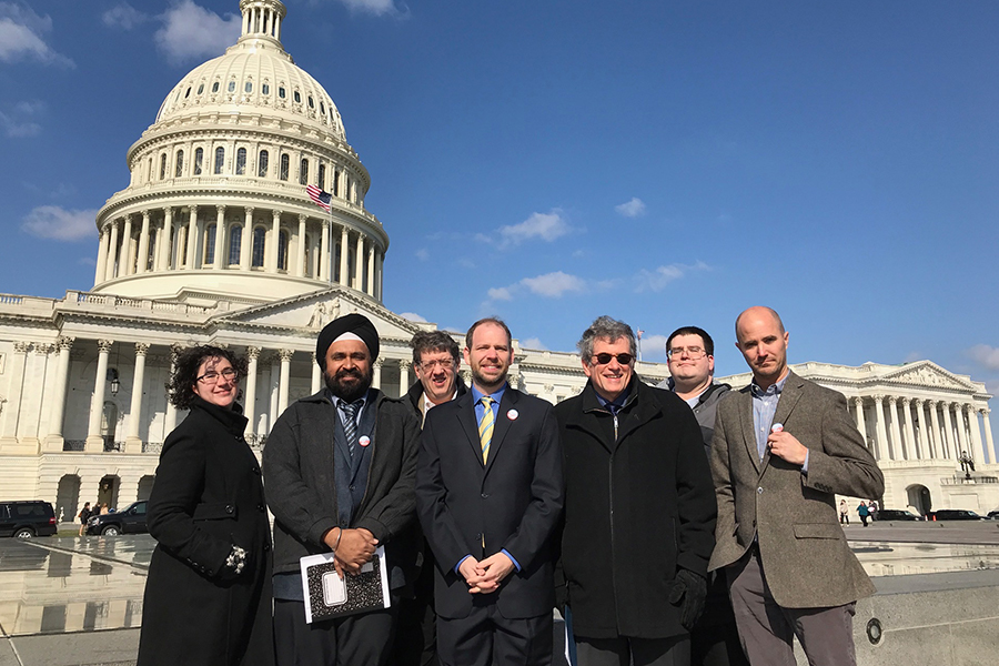 Laura Hortz Stanton (The Conservation Center for Art & Historic Artifacts), Amardeep Singh (Lehigh), Steven Weitzman (Penn), Christopher Warren (CMU), David Shumway (CMU), Andrew McGee (Library of Congress and former CMU) and Dan Kubis (Pitt).