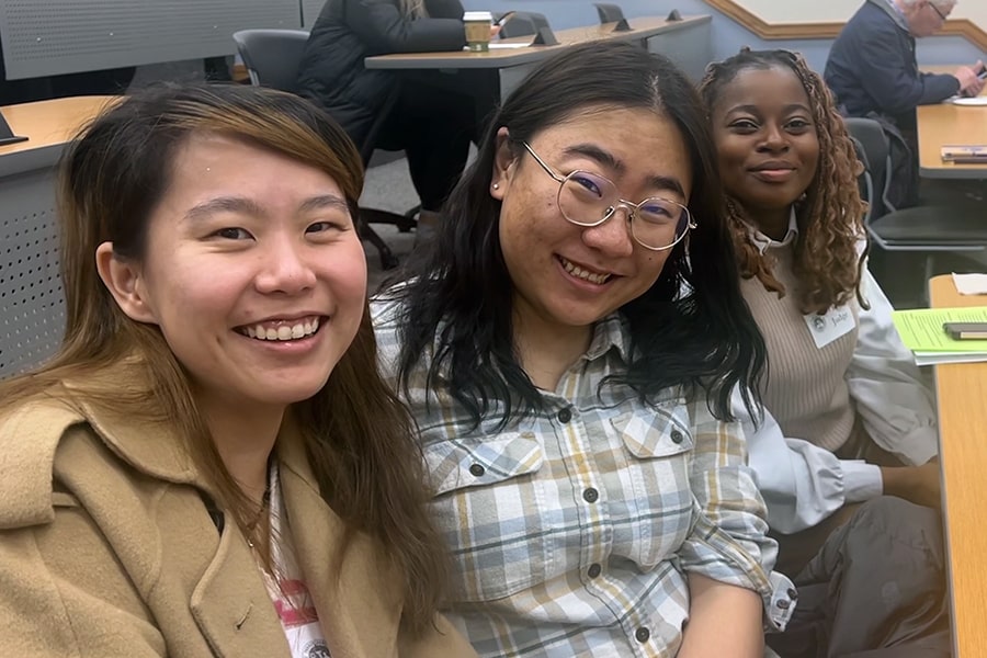 Emma Gao, Deying Song and Sarah Oladejo volunteered to judge the Pennsylvania Junior Academy of Science Regional Competition.