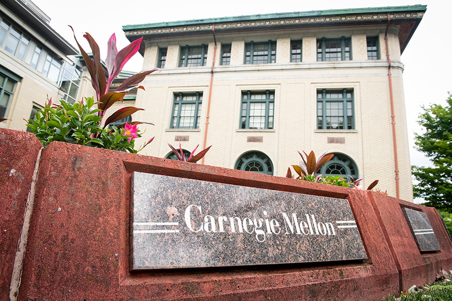 Garden near the Baker Hall entrance