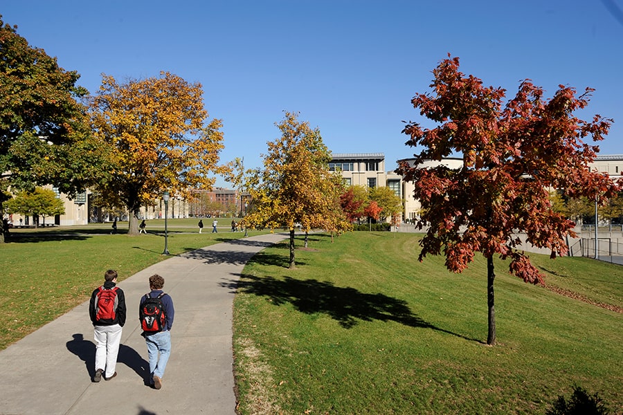 Campus in fall