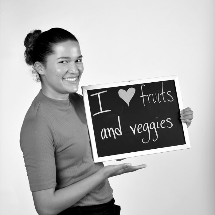 I love fruits and veggies