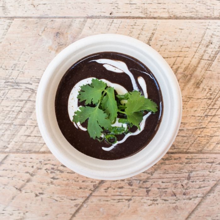 black bean soup