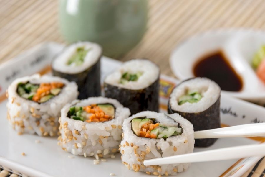 vegetable sushi