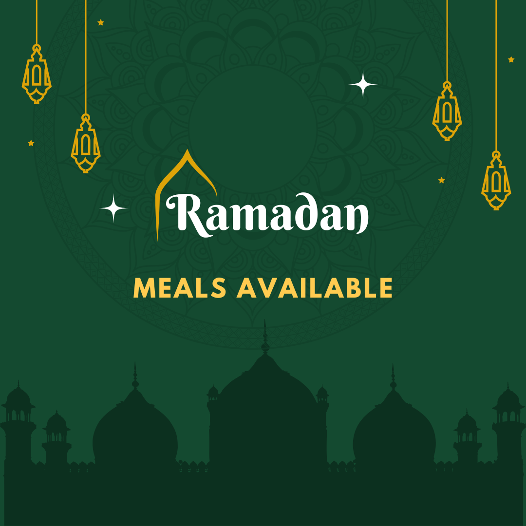 graphic with ramadan meals available in text