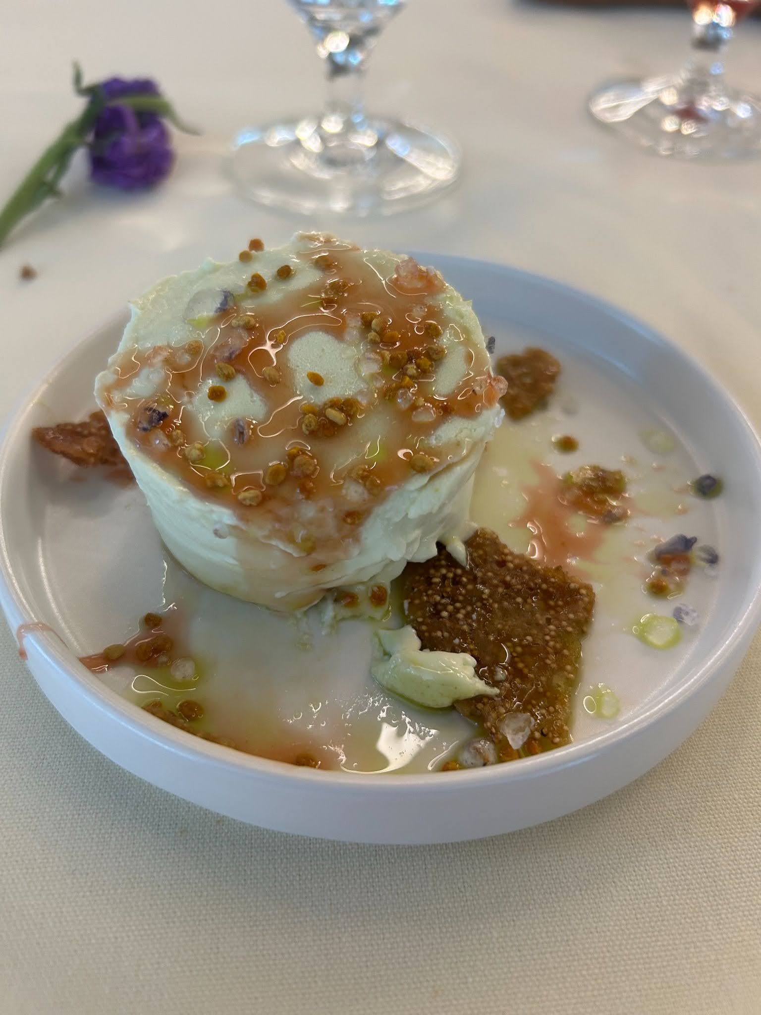panna cotta dessert