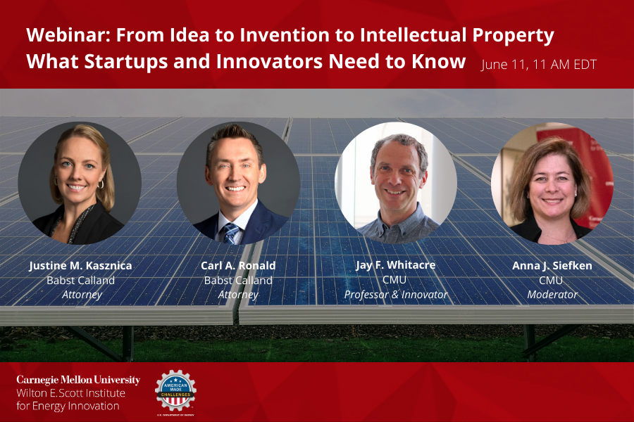 Scott Institute Webinar on Intellectual Property