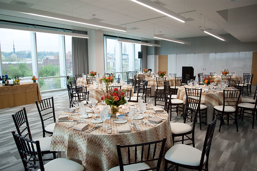 a reception at the Bosch Spark Conference Room