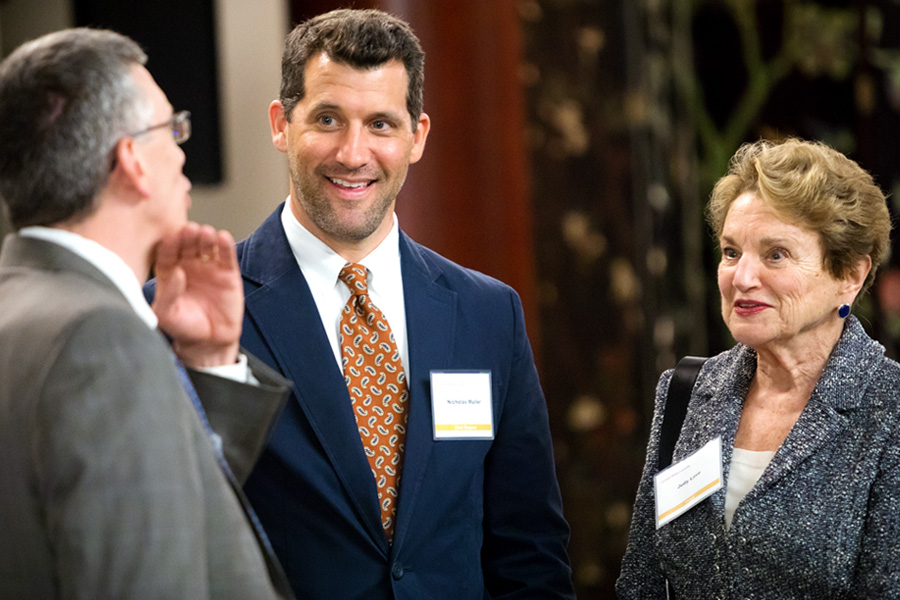 Muller at the Lester and Judith Lave Professorship Reception