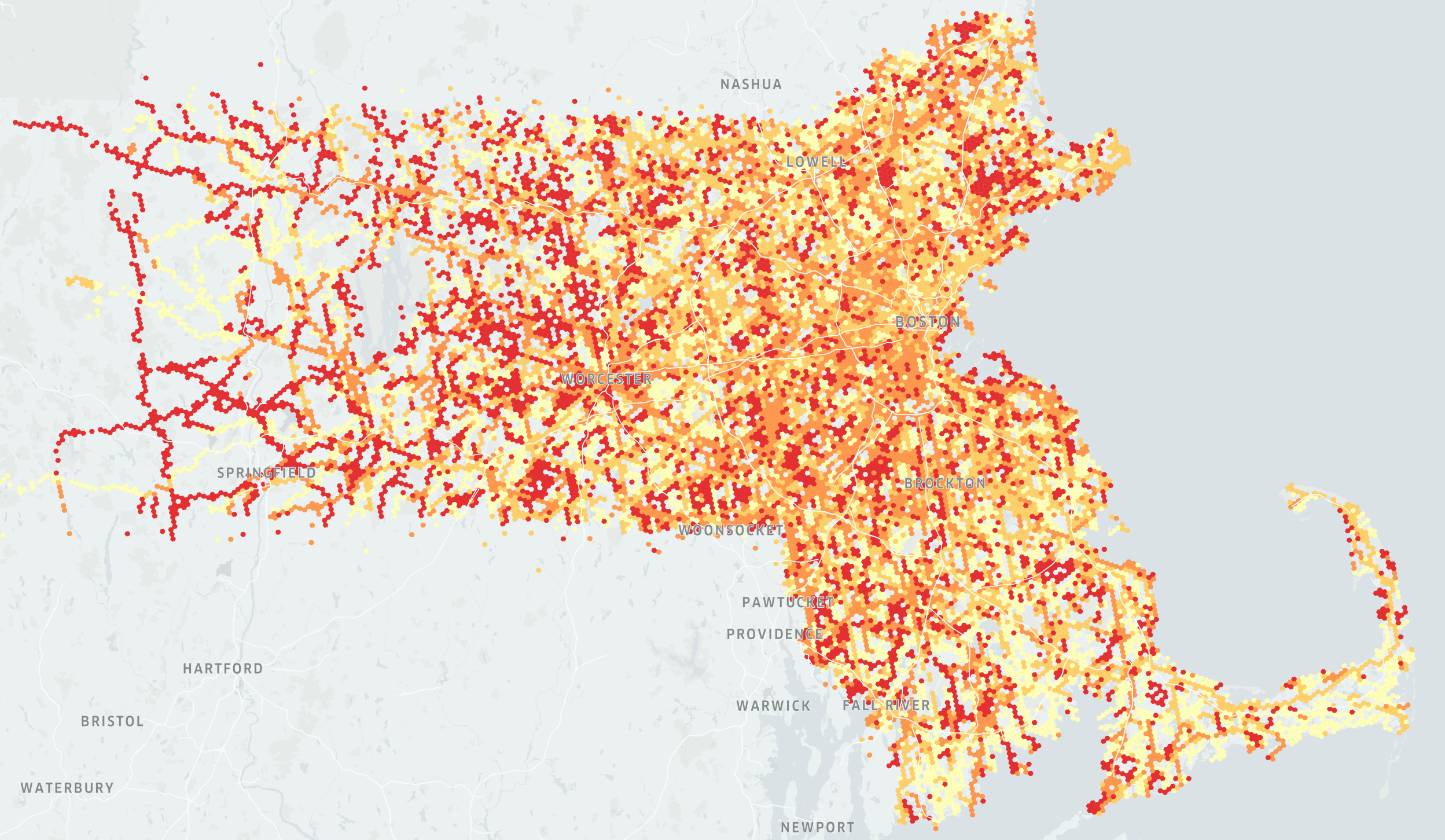 Average SoC in Massachusetts