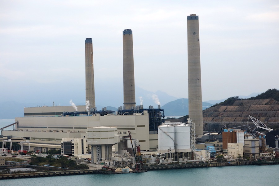 coal burning power plant