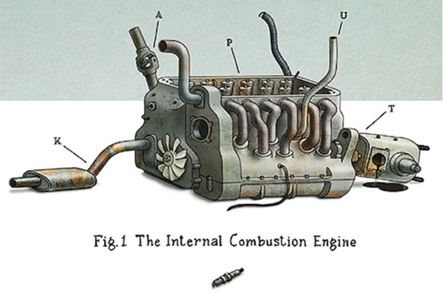 combustion engine