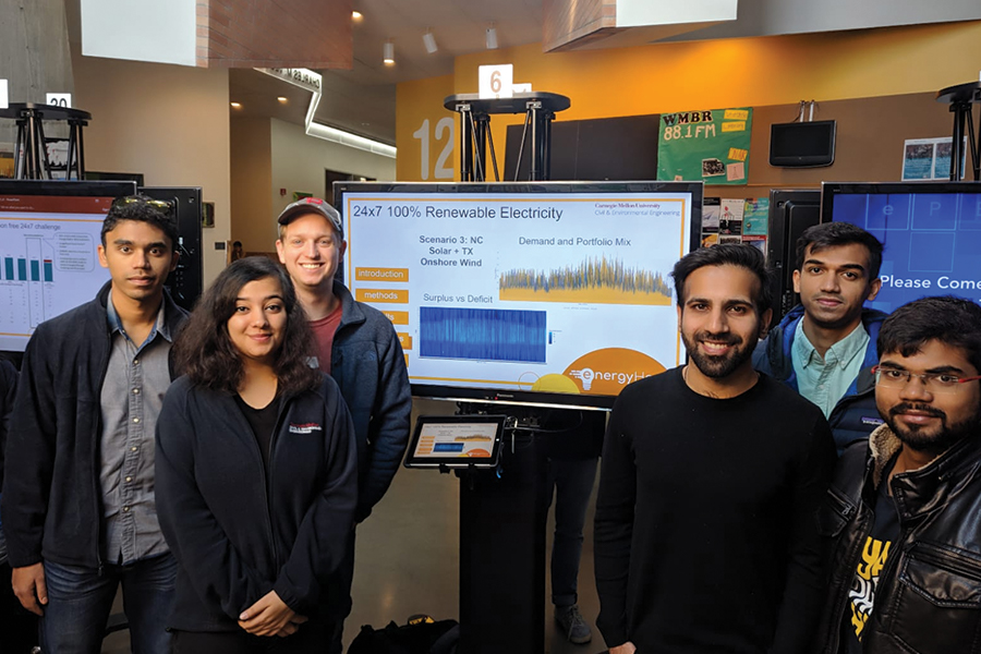 CEE students compete in the 2018 MIT Energy Hack