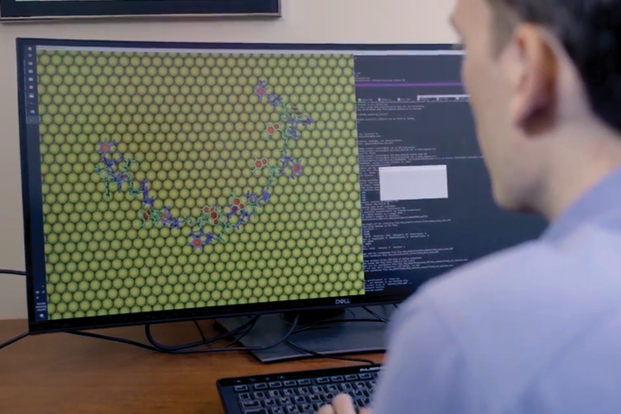 Zack Ulissi, assistant professor of chemical engineering, uses machine learning to guide electrocatalyst discovery