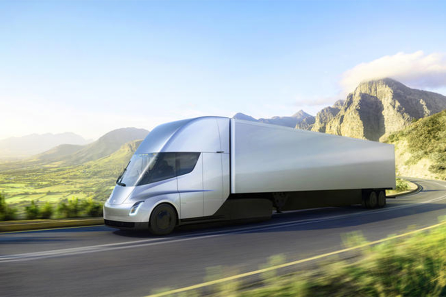 Tesla electric semi-truck