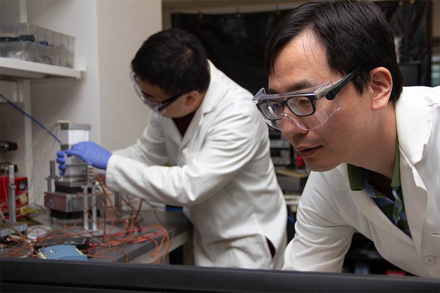 Mechanical Engineering‘s Sheng Shen has created “supersolder,” an ultracompliant thermal interface material with twice the thermal conductivity of conventional solders.