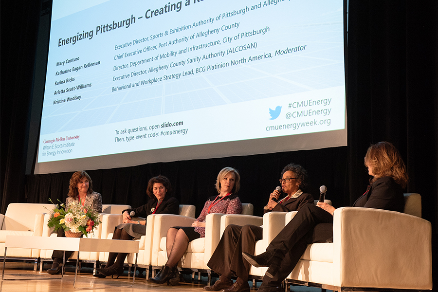 CMU Energy Week 2019 featured a forum of distinguished female leaders in the City of Pittsburgh’s mobility and infrastructure planning sectors.