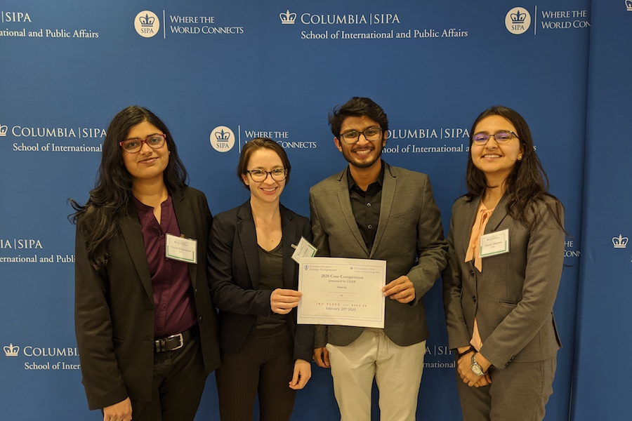 ESTP and Heinz Students Placed Third at Columbia’s Competition