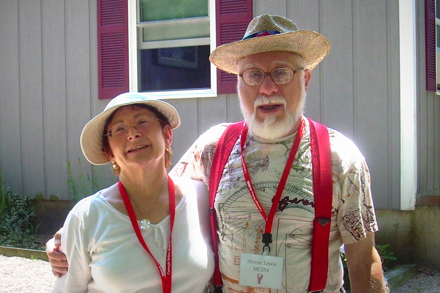 Alumnus Myron Lewis and DeAnne Rosenberg