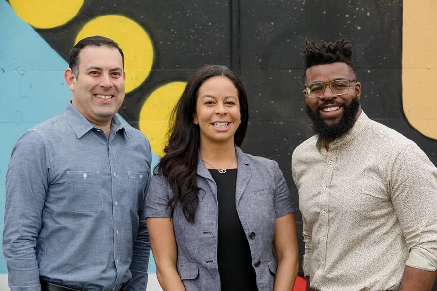 Jessica Lynch (HNZ 2013), Raymar Hampshire (HNZ 2011) and Max Skolnik