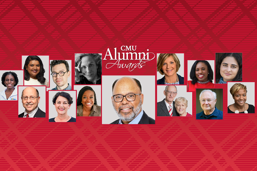 Collage of 2021 Alumni Award recipients