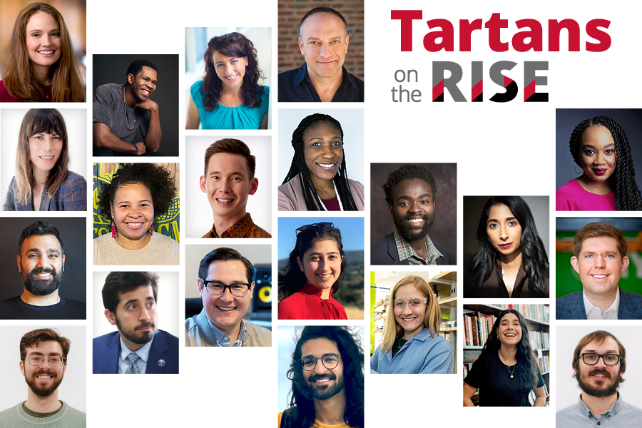 Collage of the Tartans on the Rise honorees