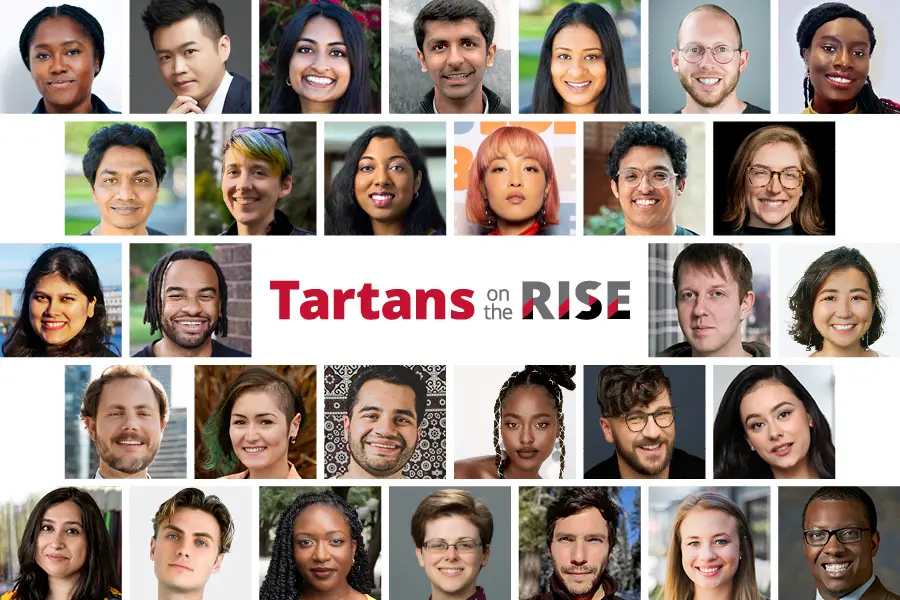 Collage of the Tartans on the Rise honorees
